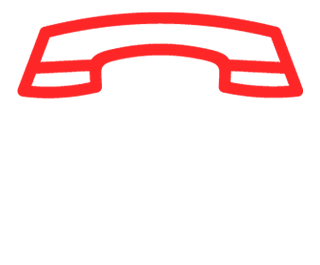A Phone With A Red Telephone Receiver And Transmitter And A White Keypad Is Depicted In The Logo.