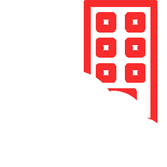 Cloud Service Icon With Blob